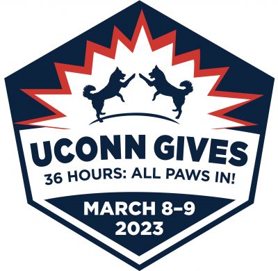 UConn Gives. 36 hours: All Paws In! March 8-9, 2023