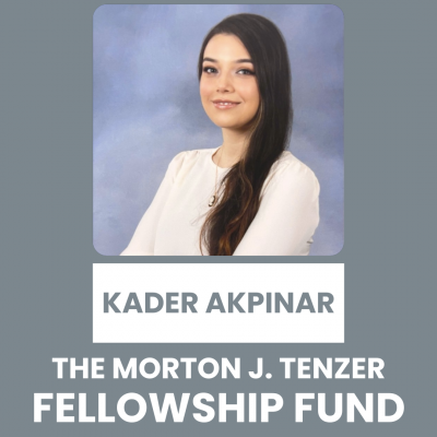 Photo of Morton J. Tenzer Fellowship Fund awardee Kader Akpinar