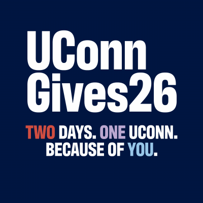 uconn gives 2026 blue square logo