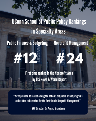 chart showing school rankings